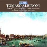 Audio Cd - Tomaso Albinoni - Opera V - Concerti A 5 (2) - Tactus -D- Neu