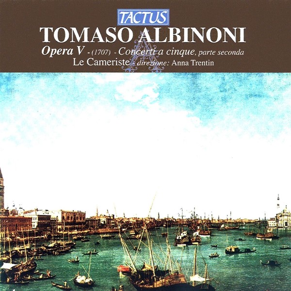 Audio Cd - Tomaso Albinoni - Opera V - Concerti A 5 (2) - Tactus -D- Neu-image
