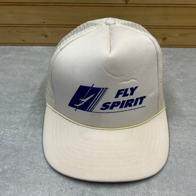 San Sun Fly Spirit Trucker Hat Men's One Size White Mesh Snapback Foam