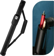 Pool Cue Case, 1×1 Hard Stick Case Holds 1 Fit for 58” Stick, Black 