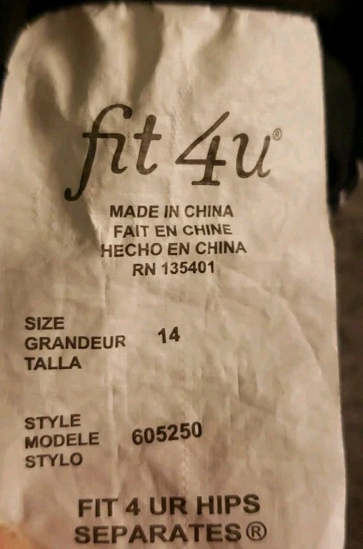 Fit For You Women's Blue, Black, Orange,Pink, Green Size 14 Tankini Swimsuit TOP - Image 4 of 4