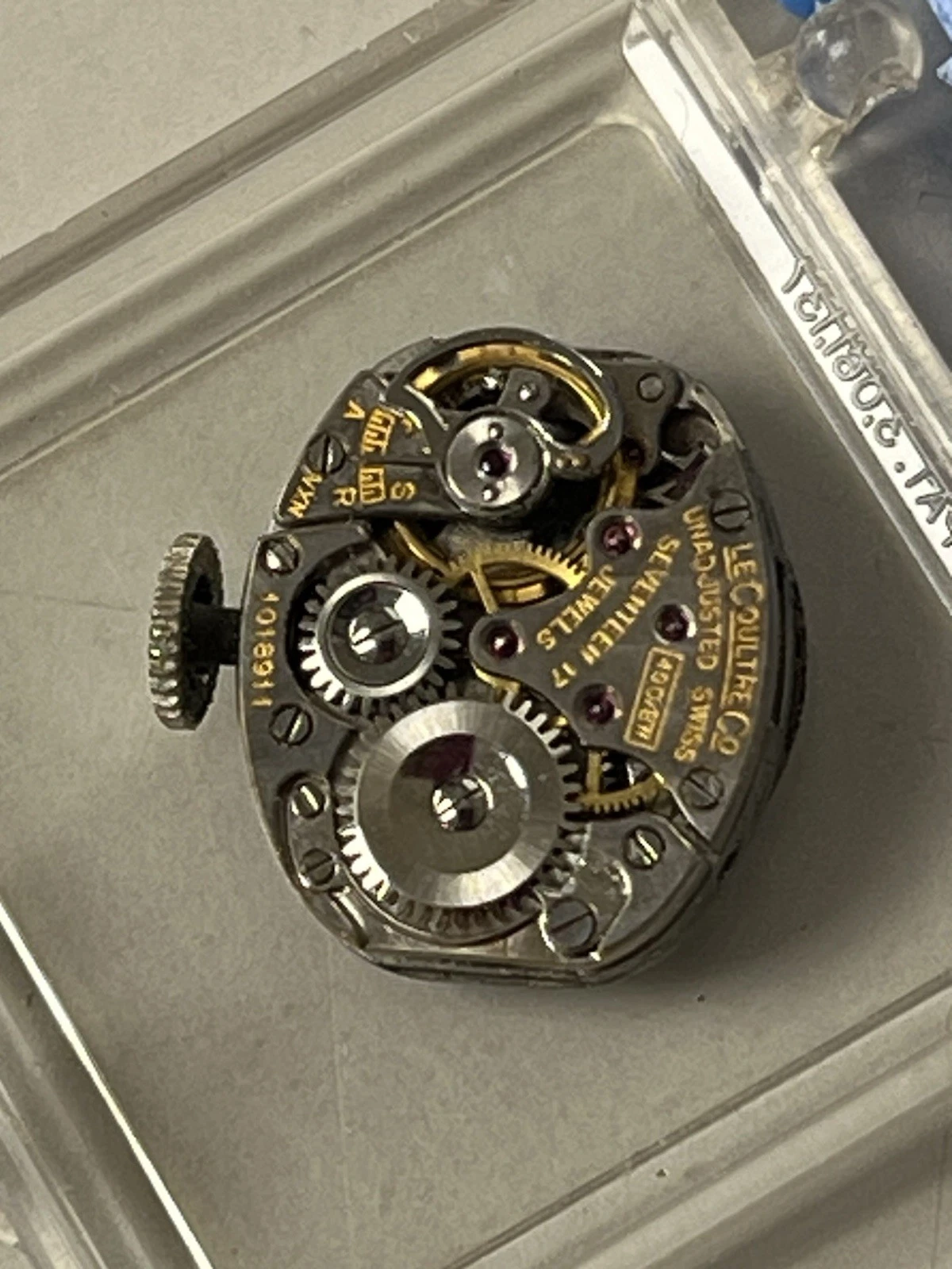 Jaeger LeCoultre — Jaeger-LeCoultre 17 Jewel Hi Grade Wind up Watch Movement Works!