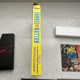 Zombie Nation COMPLETE (CIB) Nintendo NES AUTHENTIC TESTED WORKING CLEAN