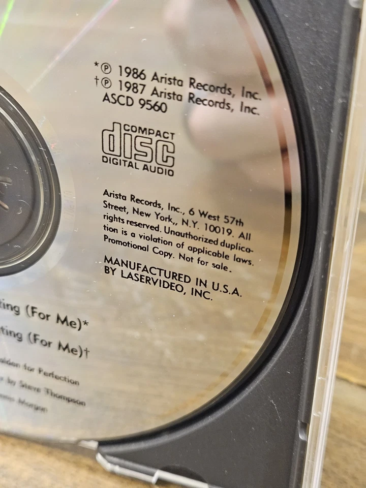 VINTAGE Aretha Franklin George Michael I Knew You Were Waiting For Me PROMO CD - Image 4 of 4