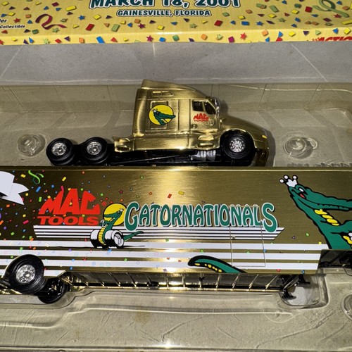 GATORNATIONALS 2001 1:64 Transporter / Hauler LE 1/3504 RARE~MAC TOOLS ACTION - Picture 3 of 11