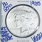 1935 P BU UNCIRCULATED SILVER PEACE DOLLAR AUTHENTIC U.S.MINT RARE KEY DATE 6624