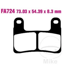 47354-PASTIGLIE FRENO SINTERIZZATE EPFA ALTN: 7870306 compatibile con BMW R 1250