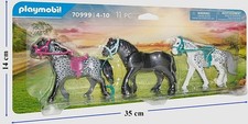 Playmobil Country 70999 - 3 Cavalli: Frisone, Knabstrupper e Andaluso - NUOVO -