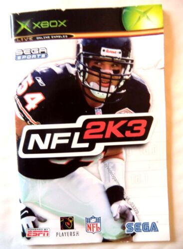 53379 livret d'instructions - NFL 2K3 - Microsoft Xbox (2002)  - Photo 1 sur 1