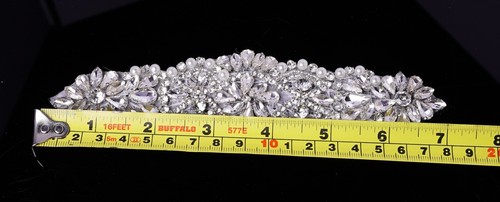 Lotto cintura caftano accessori damigella accessori abito da sposa strass completo donna - Foto 33 di 150