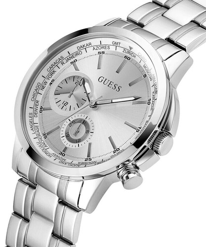 GUESS OROLOGIO SOLO TEMPO DA UOMO IN ACCIAIO GW0490G1 - Foto 4 di 9