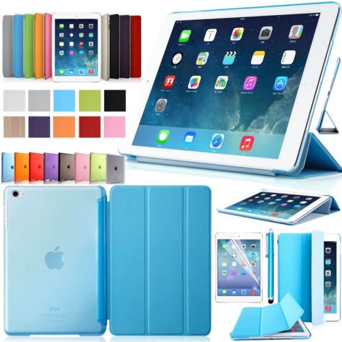 Slim! Schutz Hülle Apple iPad 2018 2017 Air 1/2 (9.7") Tasche Smart Cover Case - Bild 12 von 29