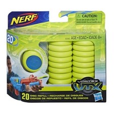 NERF Vortex VTX 20 Disc Rounds Refill Pack - Soar  Ricochet Hasbro E2340