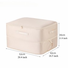 1pcs Satin Dustproof Storage Bag Large Capacity Clothing Luggage