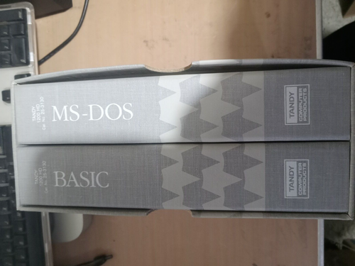 Vintage Tandy TRS80 Model 1200 Basic and MS-DOS Software and Manuals - Picture 2 of 9