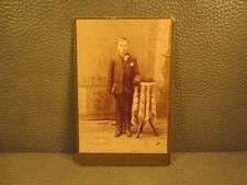 Edwardian Antique Cabinet Card Photo of Young Boy.......FREE SHIPPING