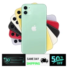 Apple iPhone 11 64GB 128GB Unlocked Verizon Tmobile Dual SIM (Nano‑SIM/eSIM)