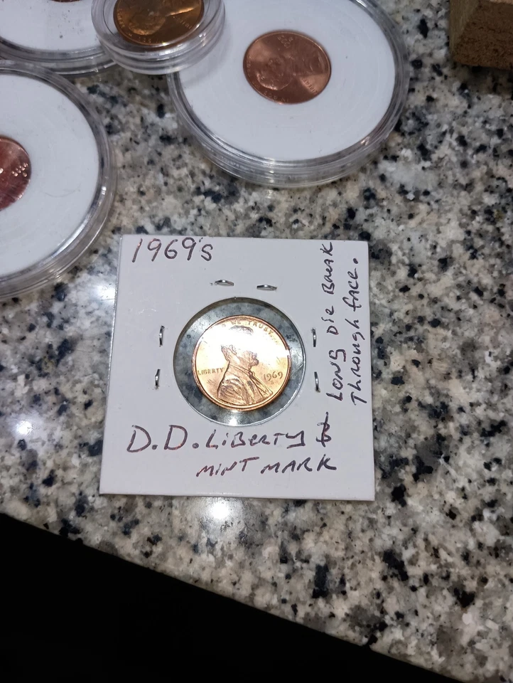 ERROR COIN RARE Double Die 1969-S Lincoln Memorial Penny - Image 4 of 4