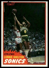 1981-82 Topps #86 Lonnie Shelton