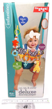 New Infantino Go Gaga Collection Up Up  Away Deluxe Doorway Baby Jumper