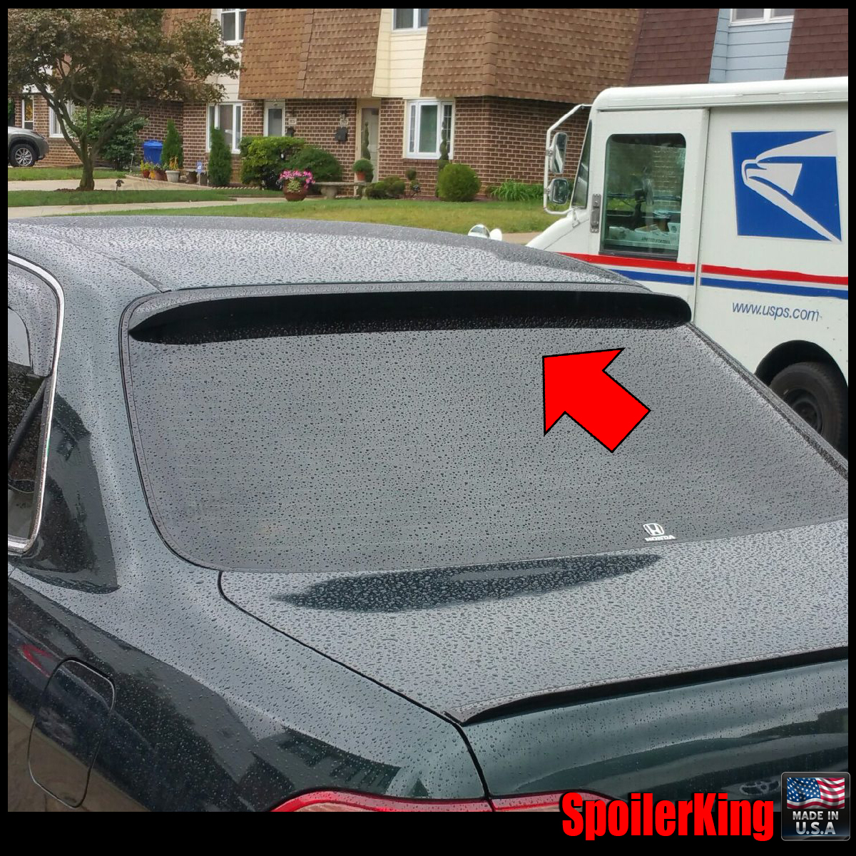 Functional design Honda Prelude 1997-2001 Rear Window Roof Spoiler XL