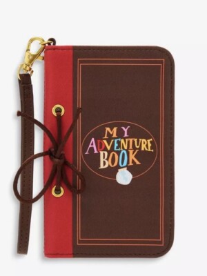 Loungefly Disney Pixar Up Adventure Book Tech Wallet NEW