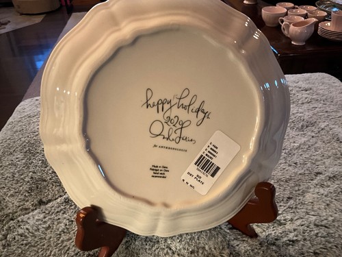Juego de 12 platos de colección Anthropologie Inslee Fariss 12 días de Navidad NUEVO - Imagen 13 de 13