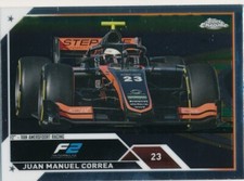 JUAN MANUEL CORREA #143 2023 Topps Chrome F1 Formula 1 F2 VAN AMERSFOORT