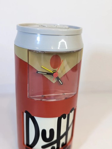 The Simpsons Homer Duff Beer Can Light Up Musical Alarm Clock RARE FULLY WORKING - Picture 4 of 6