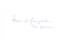 Francis de Guingand (1900–1979) Signed Clip / Autographed British Army Officer