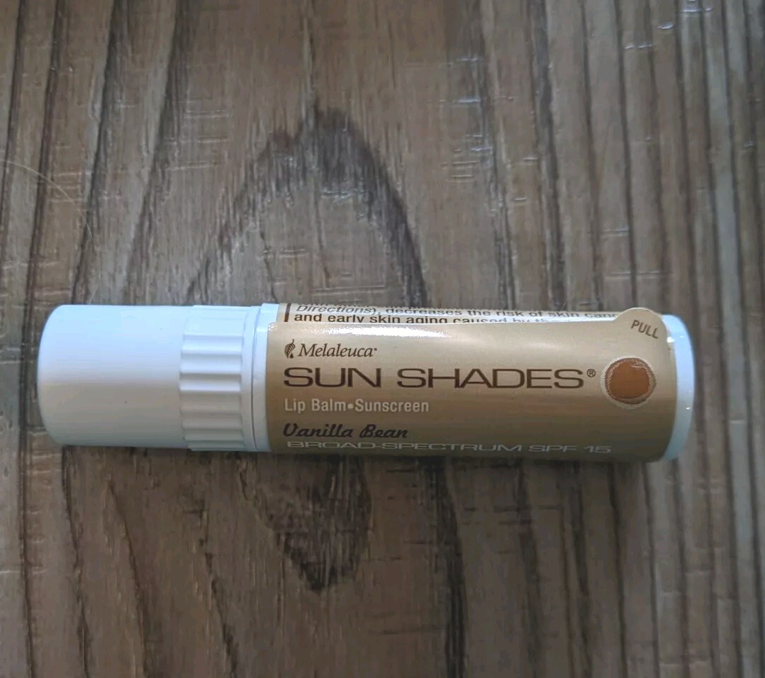 6 NewMelaleuca Sun Shades Lip BalmSPF 15 Sunscreen, Vanilla Bean eBay