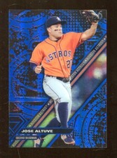 Jose Altuve 2017 Topps High Tek Pattern 1 Blue Rainbow Astros 41587