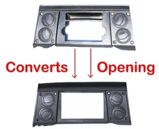 Radio Double Din Dash Install Kit Bezel Fits 2006-07 Jeep Commander