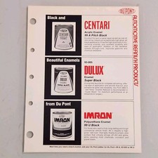 Dupont Centari Dulux Imron Enamel 80s Salesman Magazine Advertise Brochure Page