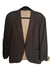 Vintage Faconnable Men's Blazer Sport Coat Wool Sports Jacket