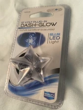 12V BLUE STAR LED DASH GLOW INTERIOR MAP LIGHT CAR PLUG2 CIGARETTE LIGHTER