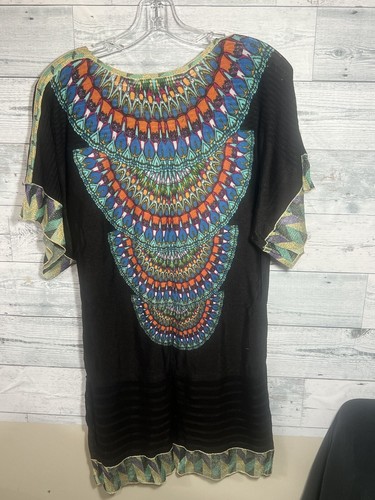 DESIGNER SHIRT SUMMER DRESS GRAPHICS SPAIN CUSTO BARCELONA SIZE M - Picture 6 of 9