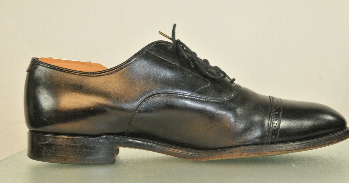 Vintage Johnston Murphy US Size 11 D Aristocraft Captoe Oxford