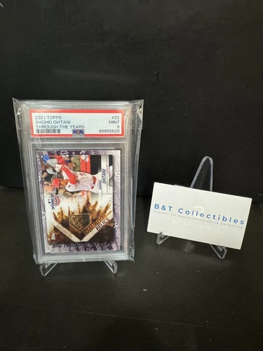 2021 Topps #22 Shohei Ohtani Through The Years PSA 9 Mint 🔥🔥