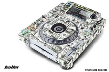Skin Decal Sticker Wrap for Pioneer CDJ 2000 Turntable DJ Mixer Pro Audio BALLIN