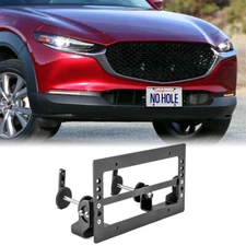 For Mazda CX-5 CX-30 (NO Drilling) Front Grille License Plate Bracket Holder