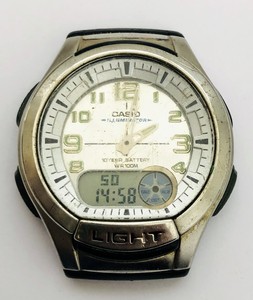 Vintage CASIO ILLUMINATOR AQ-180W 100M WR Japan Made Men's Wristwatch | eBay