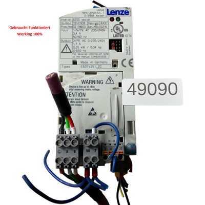 Lenze 8200 Vector E82EV251_2C 13141938 Frequenzumrichter 0,25 KW