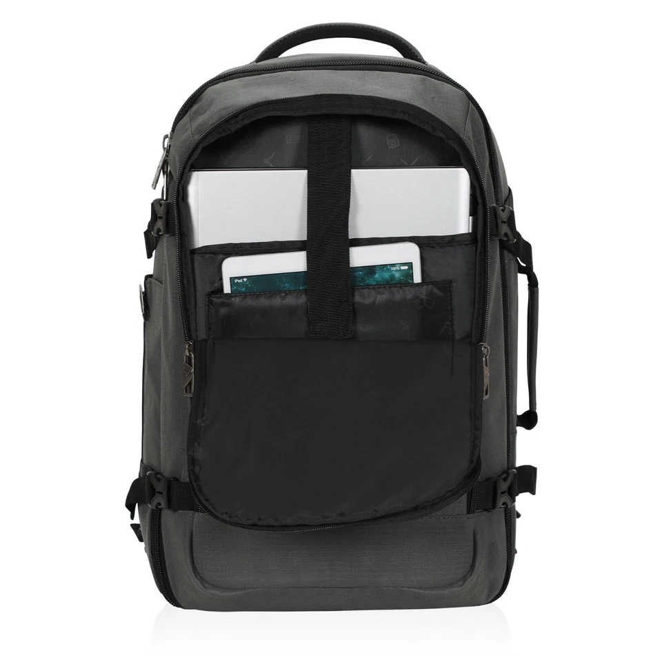 40L Flight Approved Carry on Backpack Travel Laptop Daypack Weekender Bag 20 in - Image 3 of 4