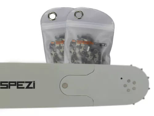 55cm Blade Set with 2 VM Chains 3/8" 76TG 1.5mm Fits Efco MT 6500