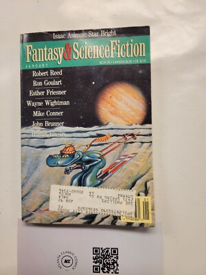 Magazine Of Fantasy & Science Fiction January 1992 Digest Size Asimov 4 J210