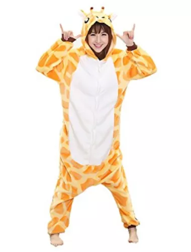 Mens Ladies Fleece Pyjama Pajamas Kigurumi Onsies Adults Animal Costume UK - Picture 35 of 68
