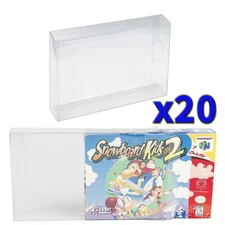 20PC Box Protectors For SNES / N64 / ATARI JAGUAR Games Super Nintendo 64 CIB