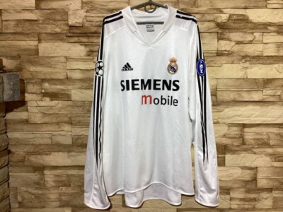 REAL MADRID 2004 2005 HOME FOOTBALL SHIRT SOCCER JERSEY LONG
