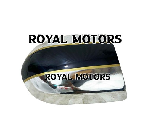 "DUAL SEAT COWL, CHROME BLACK" FIT FOR ROYAL ENFIELD CONTINENTAL GT 650 - Picture 7 of 12